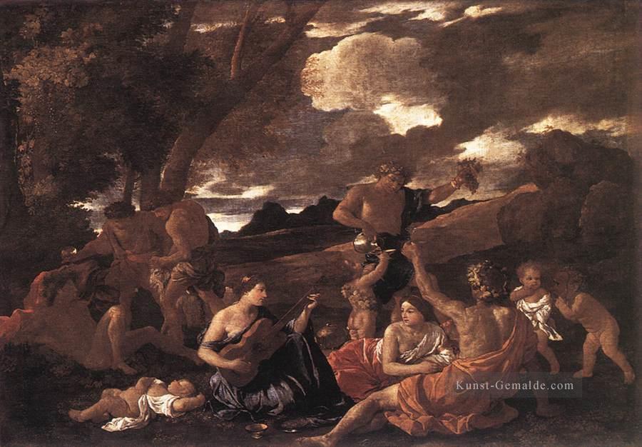 Bacchanal klassische Maler Nicolas Poussin Ölgemälde